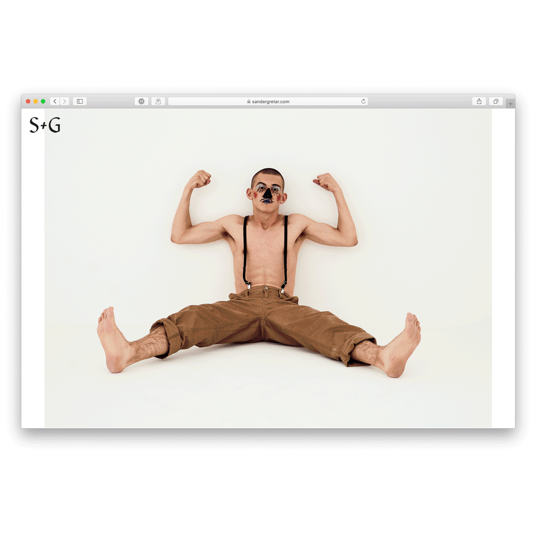screenshots of website